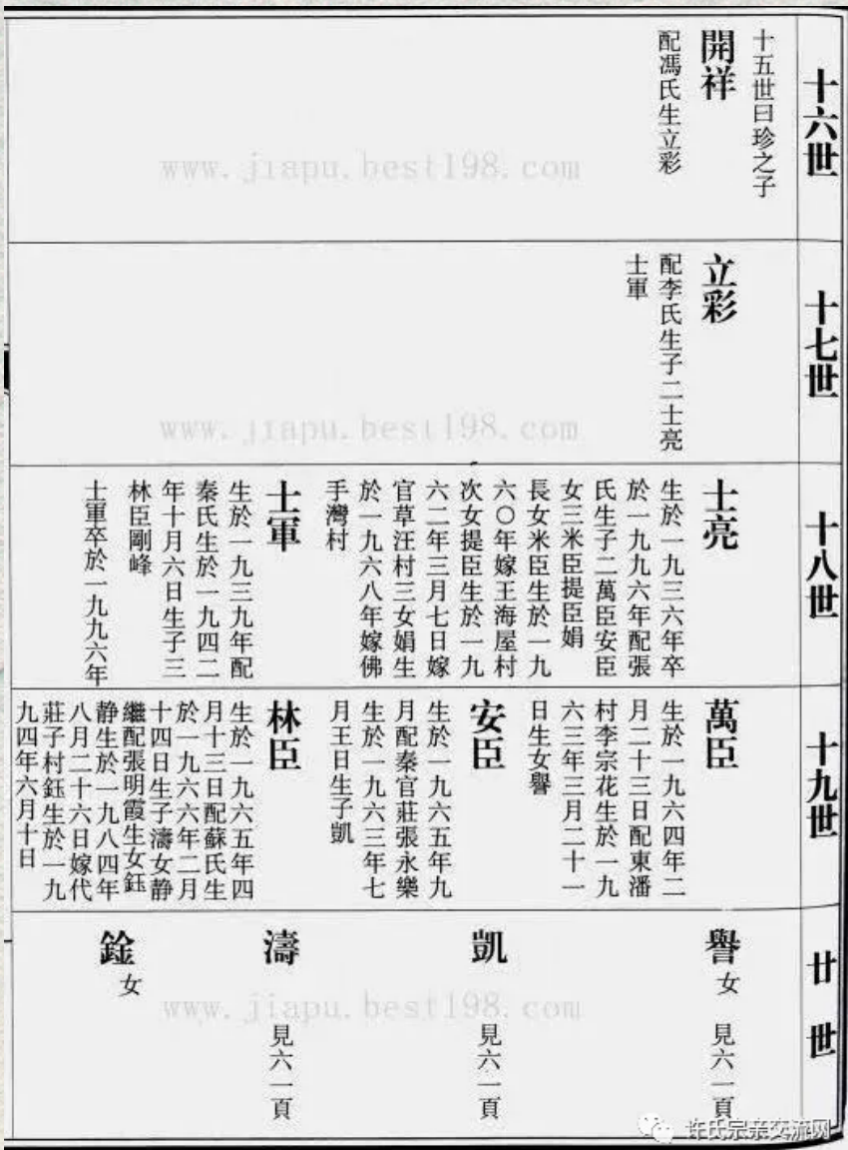 欧式家谱样例